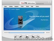 Plato DVD to Zune Converter screenshot